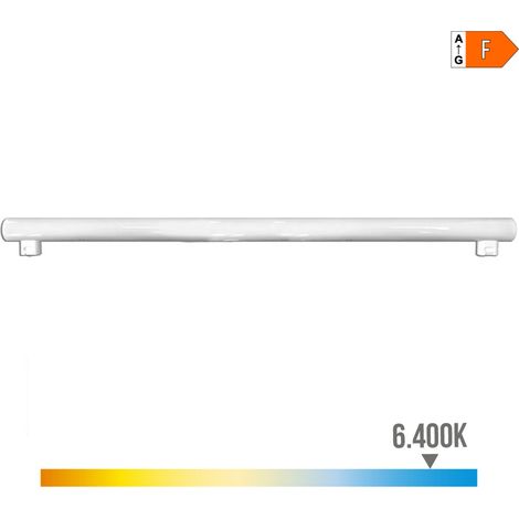 Linestra led 2 casquillos s14s 18 w 1800 lm 6400 k luz fria 1000 x 30 x 47 mm