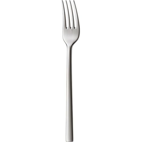 fourchette à gâteau 15,7 cm, en acier inoxydable poli, résistant aux rayures, va au lave-vaisselle