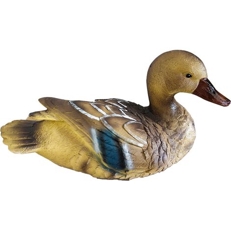 Statue de Mandarin pour Décor d'Étang - Résine Solide 105g - Décoration de Jardin / Bureau (20x10x10cm - 1 Pièce) (1/5)