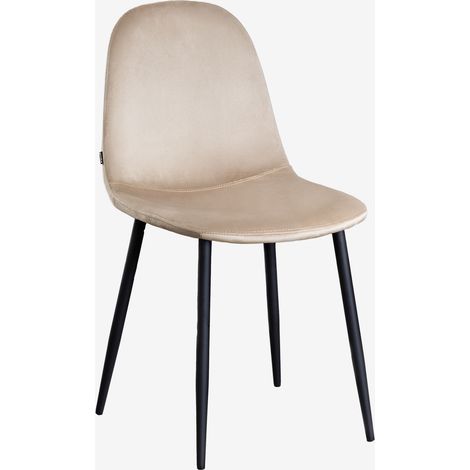 Set di 4 sedie da pranzo Glamm SKLUM Nero