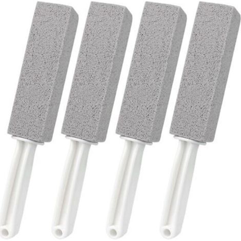 ALLIANDISBrosse WC en pierre ponce 4 pièces, adaptée au nettoyage des toilettes, au détartrage et au nettoyage ménager (1/4)