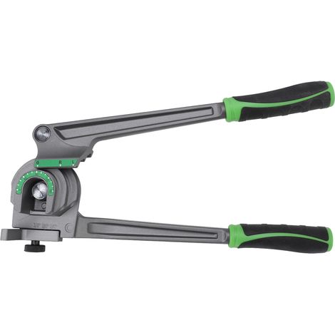 Doblador de tubos 3 en 1 para diámetros exteriores de 1/4 pulg., 3/8 pulg. y 1/2 pulg., herramienta de doblado de 180° para tubos de cobre y aluminio destinados a la reparación de sistemas HVAC (calef (1/5)