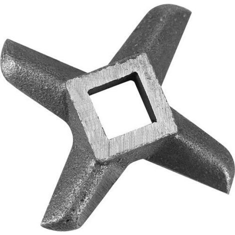 Lame Hachoir À Viande - Acier Inoxydable Forme Croix - Pour Broyeur Alimentaire À Corps Plastique - Compatible Tous Modèles - Lot De 1 (1/5)