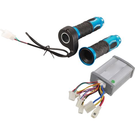 Contrôleur de vitesse pour moteur à balais 24 V 800 W avec poignée d'accélérateur pour scooter, tricycle et vélo électrique (1/5)