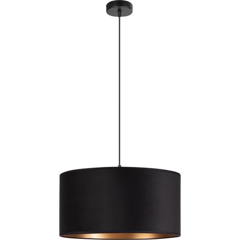 Tornado AD1 Lampe, schwarzer und goldener Samt (1/5)