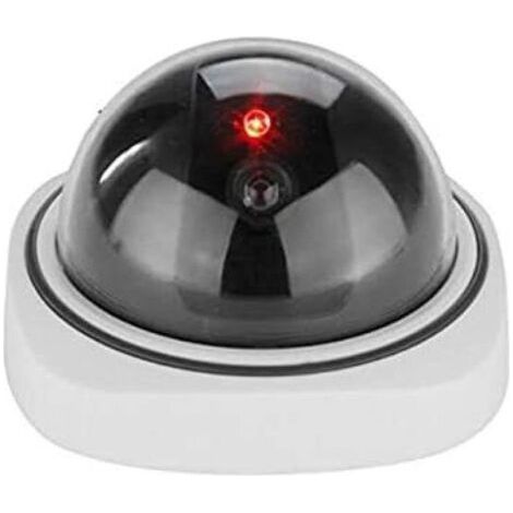 Indoor/Outdoor Dummy Surveillance Camera, Fake Dome Surveillance Camera with Emulated Security Camera (1/5)