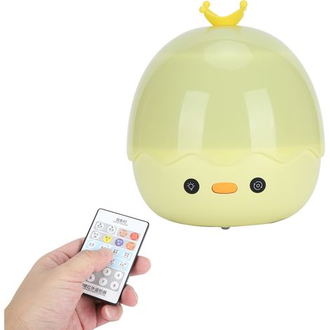 Veilleuse Projecteur Multicolore Lampe Mini Enceinte Bluetooth Télécommande Cadeau Enfant Couronne Canard (1/5)