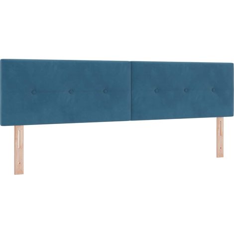 Maison Exclusive - LED Kopfteil mit LED-Lichtleisten Blau 180 cm