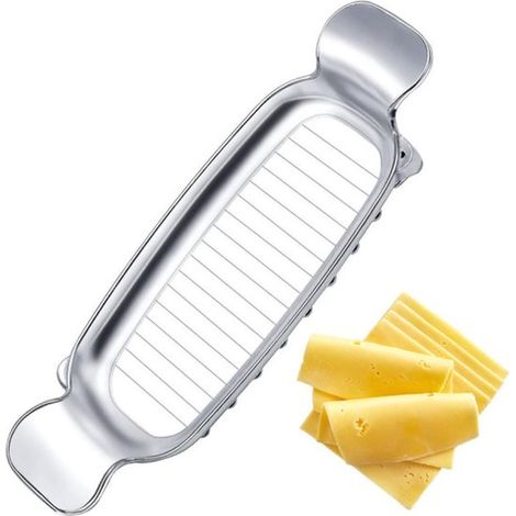 Cortador de acero inoxidable - Cortador de mantequilla y queso - Utensilios de cocina creativos - Queso y foie gras - Accesorios de cocina (1/5)