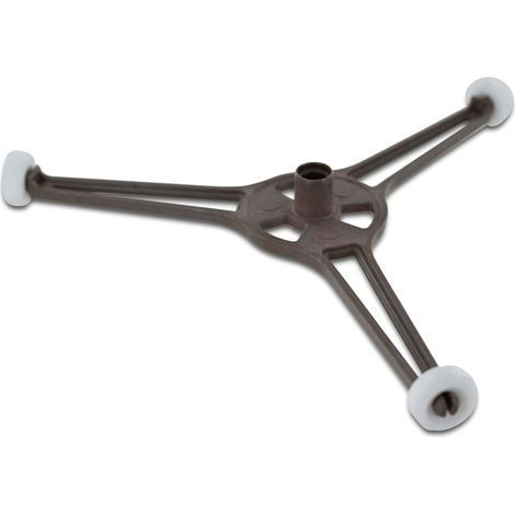 Universal-Drehwelle, 180 mm Durchmesser, brauner Kunststoff, für Mikrowellen-Drehteller (1/3)