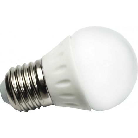 Blanc Neutre - Ampoule LED - E27 - G45 - 4 W - SMD CREE - Ecolife Lighting® (1/2)