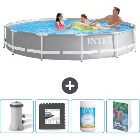 Intex Piscine Prism Frame Ronde - 366x76 cm - 5-pièces SCB125 (1/5)