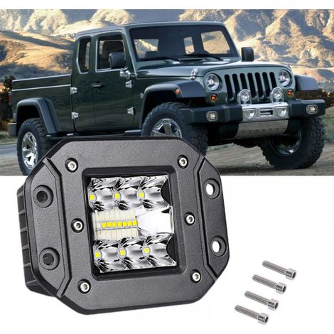 Longziming – Rampe de phare LED 39W 5 pouces – 6000K – étanche IP67 – anti-brouillard pour 4x4, SUV, camion, tracteur, bateau (1/5)