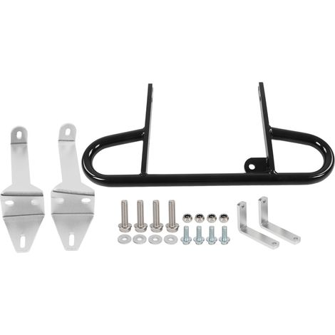 Pare-chocs arrière renforcé pour quad, barre d'appui, finition époxy noir brillant, résistant et ergonomique, compatible YFZ 450 (1/5)