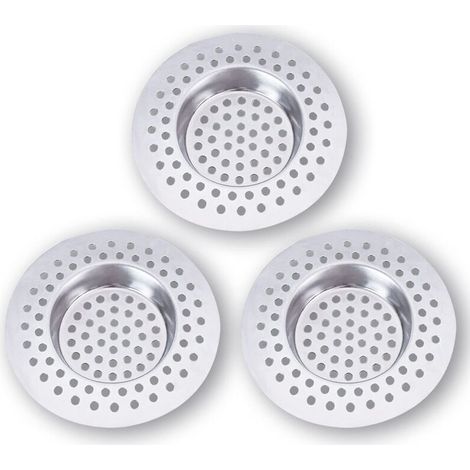 Filtre d'évier de cuisine en acier inoxydable (lot de 3), grille d'évier de cuisine, accessoires de cuisine, salle de bains, cuisine