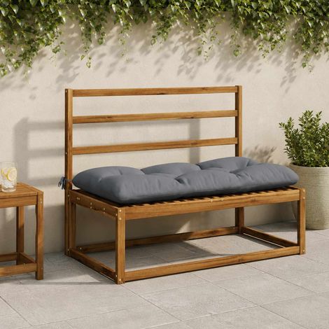vidaXL Cojín de banco VIANEN 100% Poliéster Azul 100 x 60 x 12 cm (1/5)