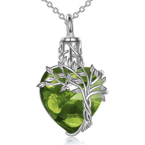 Collana con ciondolo a forma di cuore, gioiello commemorativo - OOG