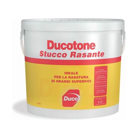 Stucco rasante in pasta rasatura muri soffitti intonaco cartongesso 20 kg DUCO