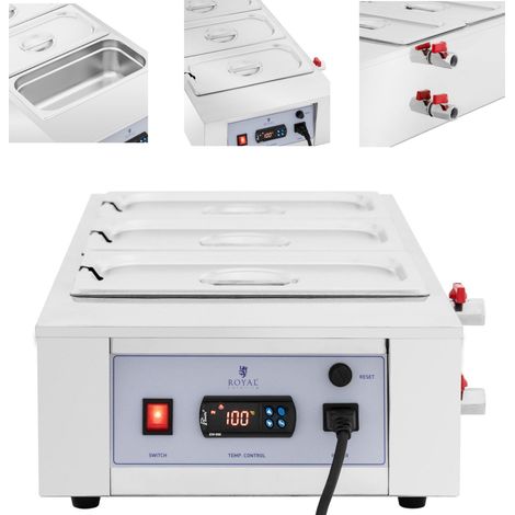 Calentador eléctrico de salsa de chocolate, 3 x 3,2 l, 1500 W (1/5)