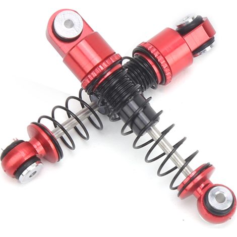Stoßdämpfer aus Aluminiumlegierung, Ersatzteile kompatibel mit dem Axial SCX24 90081 RC-Car im Maßstab 1:24 (1/5)