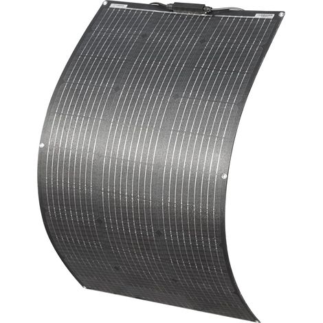 Module Solaire Flexible 100W Panneau Solaire ETFE Monocristallin Photovoltaïque 24V/12V Chargeur Solaire Système solaire, pour Système hors réseau/centrale électrique portable/bateau/toit/balcon (1/5)