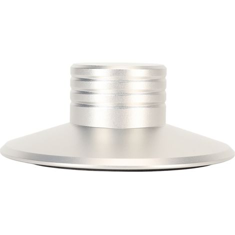 Stabilisateur de poids pour disque vinyle en alliage d'aluminium, réducteur de vibrations, pince de serrage pour disque LP argenté (1/5)