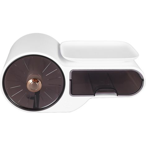 Mini humidificateur coloré, 2 vitesses réglables, arrêt automatique, portable, pour voiture et maison, 300 ml, blanc (1/5)