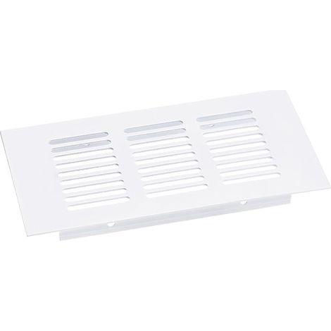 150 x 100 mm Aluminium Alloy Rectangular Mesh Ventilation Grille for Shoe Cabinet (White) (1/5)