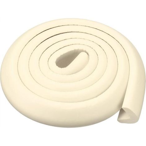 Protection de bord, pare-chocs de sécurité en mousse en forme de L pour meubles, protection de bord de table d'angle, blanc (1/3)