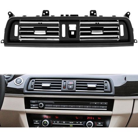 Verchromtes Lüftungsgitter für die Mittelkonsole für BMW F10 F11 F18 520i 523i 525i 528i 535i 2010-2016 64229166885 64229209136