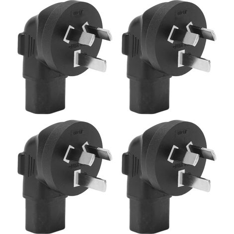 4 prises AU vers IEC320 C13, adaptateur secteur 10A 250V 2500W, bloc d'alimentation informatique plug-and-play, connecteur AU 100-250V (1/5)
