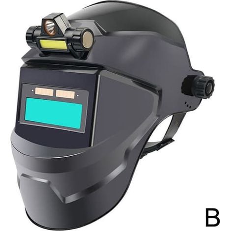 LYERCW - Casque de soudage à assombrissement automatique, casque de soudage à fixation frontale, couleur réelle et sûre. (1/3)