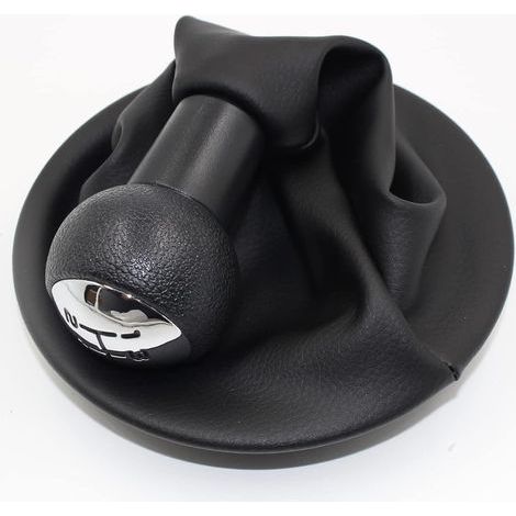Pommeau de Levier de Vitesse avec Soufflet Compatible pour Peugeot Partner 2008-2021 Citroen Berlingo III MK3 (1/5)