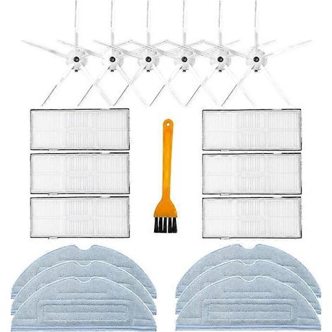 Filtre HEPA, brosse latérale et lingettes de nettoyage pour aspirateur Xiaomi Roborock S7 T7S T7S Plus - Accessoires et pièces détachées pour aspirateur (1/2)