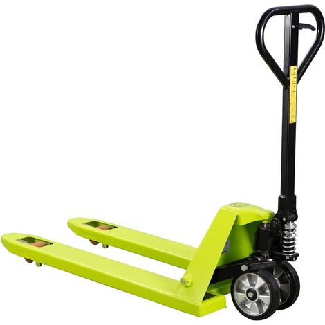 IMBALLAGGI 2000 - Transpallet Manuale - Portata 2000 kg - Traspallet Carrello Elevatore con 4 Rulli Poliuretano - Made In Italy