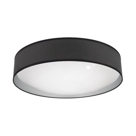Plafoniera 96w Anastasia Nero/argento 7488lm 17x59x59 Cm 3000-4000-6500k (1/2)