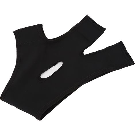 Lifting Visage Noir Bande Amincissante Léger Portable Massage Respirable Ceinture Affinage Menton V Line (1/5)