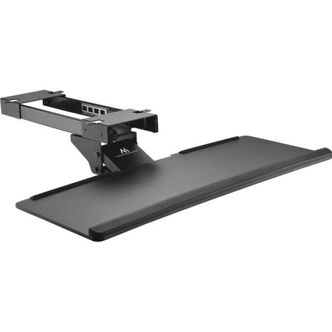 Maclean MC 757 support clavier noir ajustable bureau (1/5)
