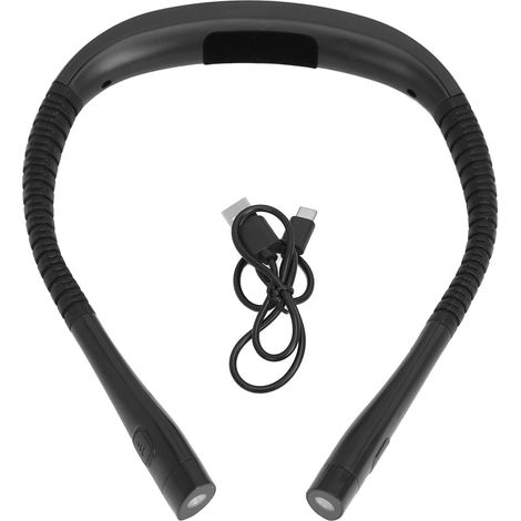 Lampe de lecture LED à collier - Rechargeable USB, 3 modes lumière, design ergonomique léger et portable pour lecture nocturne confortable (1/5)