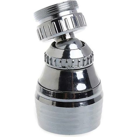 Adaptateur de pommeau de douche pivotant Diffu Connecteur de robinet économe en eau (1/4)
