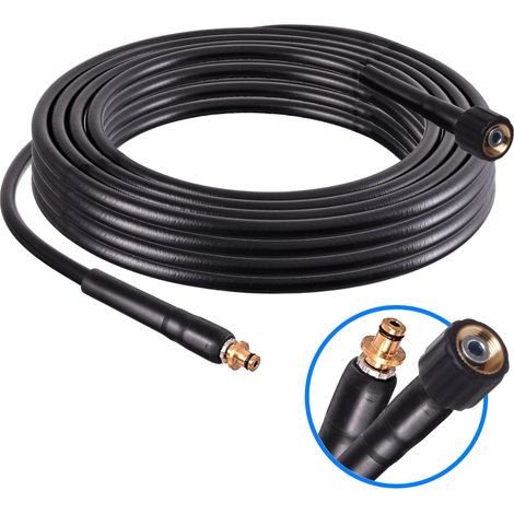 5 m Schlauch für Kärcher Hochdruckreiniger, Kabel-Splint K2 K3 K4 K5 K6 K7 (1/3)