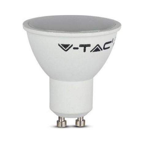 V-TAC Faretto LED GU10 SMD 4,5W 110° Copertura Satinata 4000K - 211686