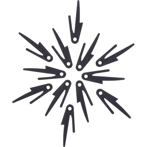Accessoires de glissières de tiroir en plastique noir Unomor (1/5)