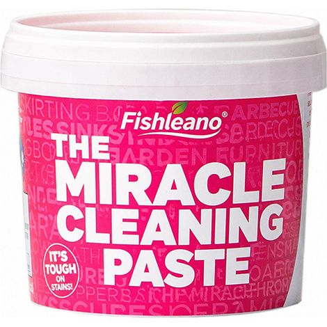 La pâte nettoyante multi-usages FISHLEANO élimine en douceur les graisses tenaces des ustensiles de cuisine et des articles ménagers. (1/5)