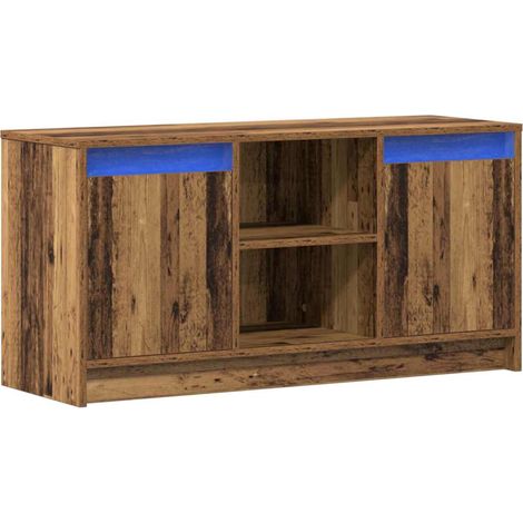 Meuble TV,Banc TV,Armoire TV Marron 100 x 34 x 50 cm Bois d'ingénierie CFW221412 (1/5)