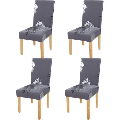4pcs Chair Covers Stretch Dining Chair Covers Universal Chair Slipcover for Home Restaurant Bar Hotel (1/5)