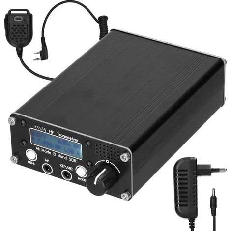 Émetteur-récepteur QRP SSB haute fréquence tous modes SDR uSDR uSDX+ Plus V2 8 bandes 10/15/17/20/30/40/60/80 m avec connecteur d'antenne BNC (1/5)