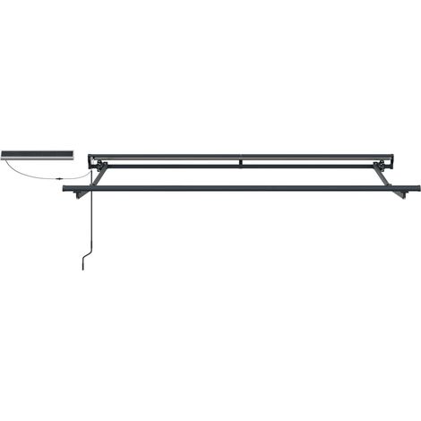 Cadre de store rétractable électrique Anthracite 2,5 x 2 m (1/5)