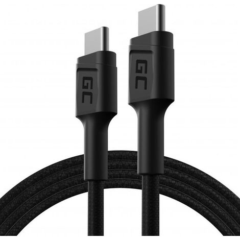 Green Cell KABGC30 cable USB USB 2.0 1,2 m USB C Negro