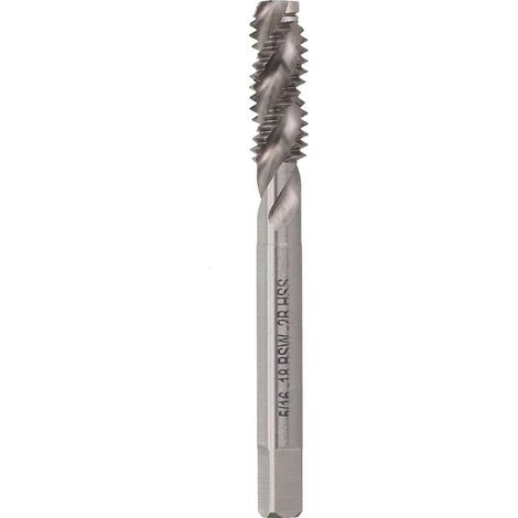 Taraud machine, 5/16-18, BSW, HSS M35, pour métal et atelier (1/5)